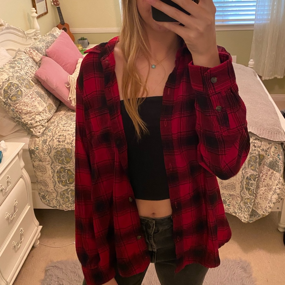 red flannel american eagle